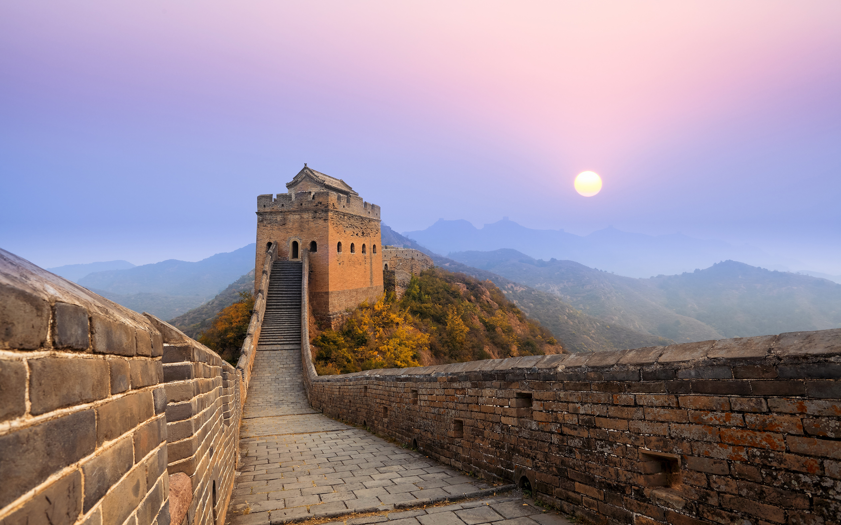 Great Wall of China Sunrise2132118224